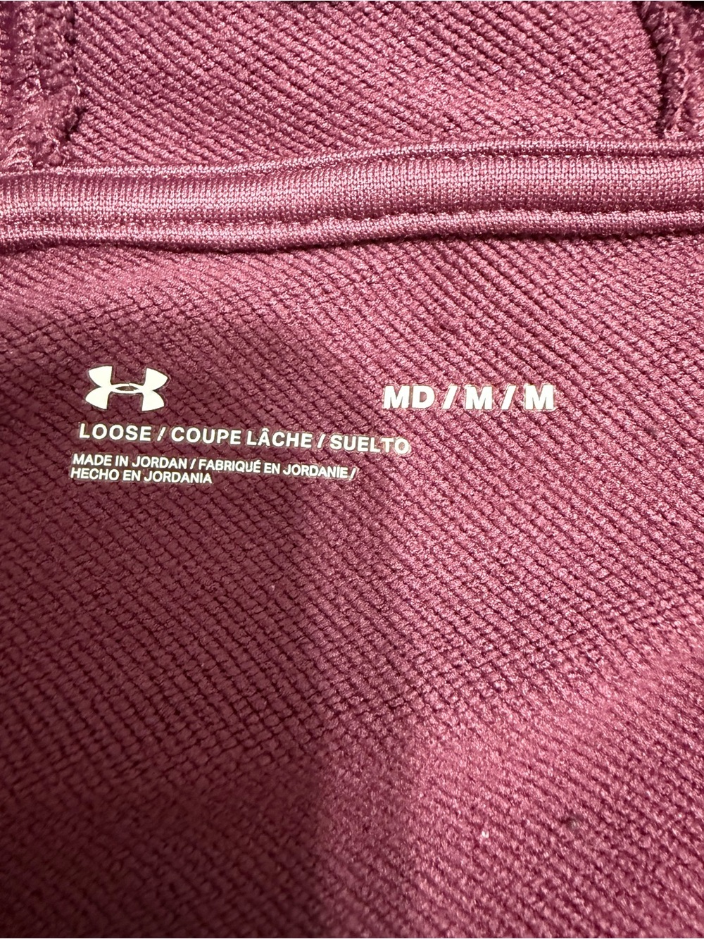 Under Armour Hooded Zip Pullover Sweatshirt. Sz M - Picture 7 of 7